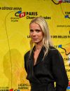 Marion Rousse devant la carte du Tour de France féminin 2022
