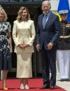  Joe Biden et Dr Jill Biden aux côté de la Première dame d'Ukraine Olena Zelenska à Washington le 19 juillet 2022 