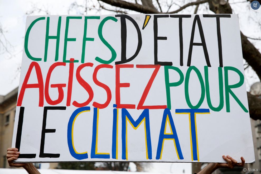 Manifestation pour le climat à Paris