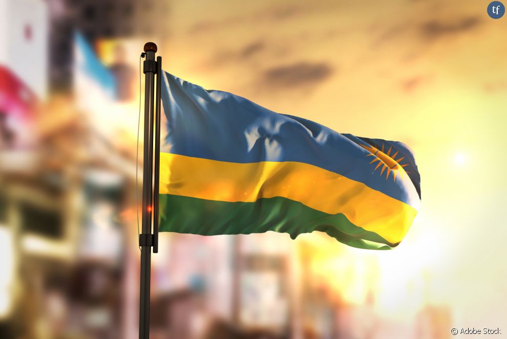 Le drapeau du Rwanda