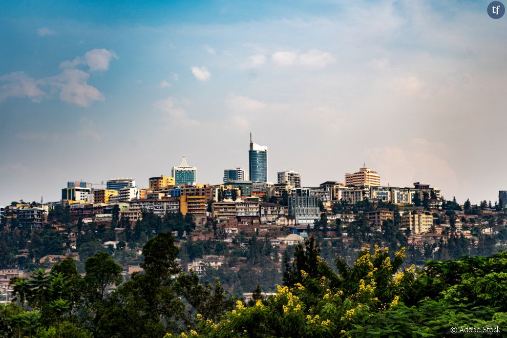 La skyline de Kigali, capitale du Rwanda
