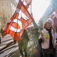 Manifestation contre le projet de réforme des retraites à Nice, France, le 7 février 2023. Le projet de loi prévoit de repousser l'âge de départ à la retraite à 64 ans. © Norbert Scanella /Panoramic/Bestimage   