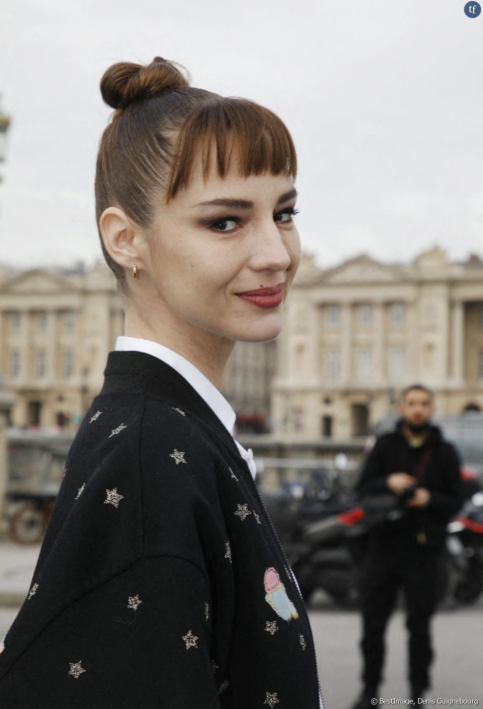 Louise Bourgoin - Arrivées au défilé Dior Femme Automne/Hiver 2022/2023 lors de la Fashion Week de Paris, France, le 1er mars 2022. © Denis Guignebourg/Bestimage   
