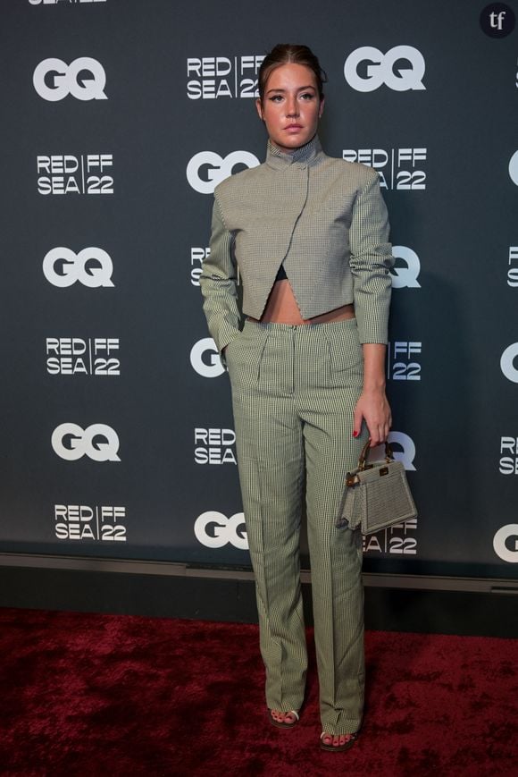 Adèle Exarchopoulos lors du dîner GQ organisé dans le cadre du Festival international du film de la Mer Rouge à Jeddah en Arabie Saoudite, le 7 décembre 2022.