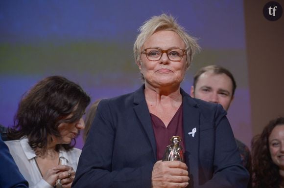 "Je n'en pouvais plus" : Muriel Robin a déjà eu des pensées suicidaires, elle témoigne courageusement 
Muriel Robin mise à l'honneur lors de la cérémonie de clôture du 21e Festival des Créations Télévisuelles de Luchon à Luchon, le 9 février 2019.