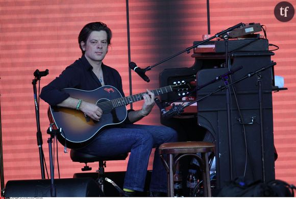 Benjamin Biolay au Festival des Vieilles Charrues le 17 juillet 2014.