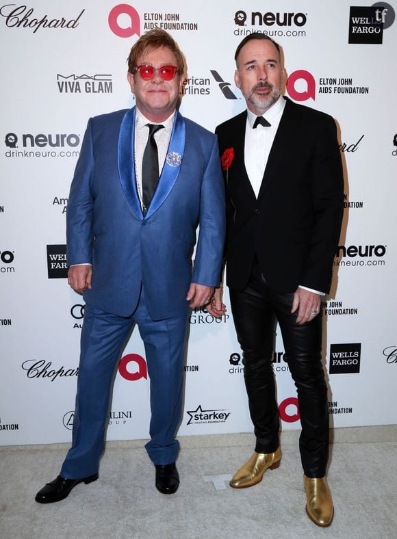 Elton John et son époux David Furnish