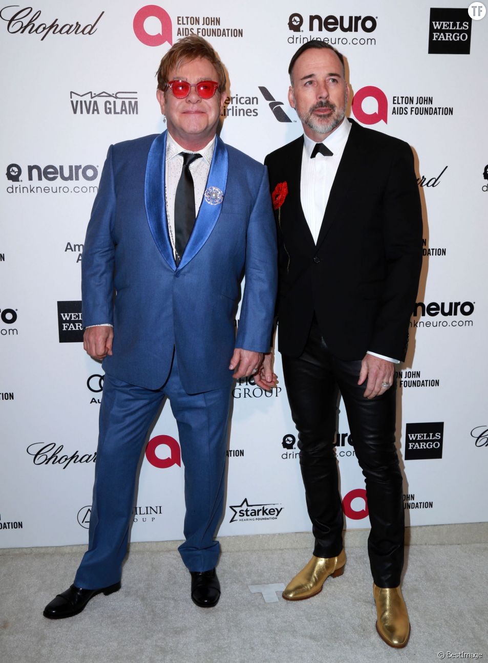Elton John et son époux David Furnish