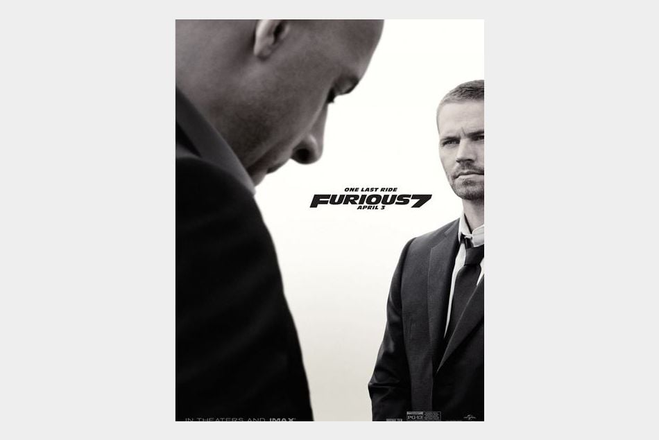 L'affiche de "Fast and Furious 7 : One Last Ride"