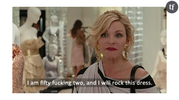 Samantha Jones dans la série "Sex & The City"