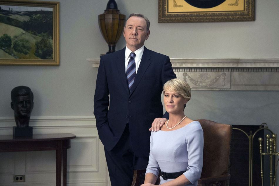 Frank Underwood (Kevin Spacy) et Claire Underwood (Robin Wright)