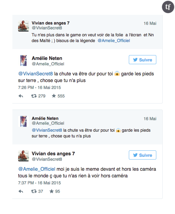 Amélie Neten vs Vivian.