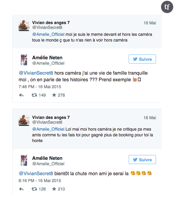 Amélie Neten vs Vivian.