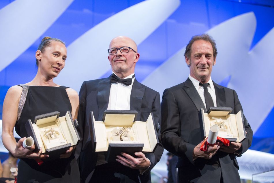 Emmanuelle Bercot, Jacques Audiard et Vincent Lindon reçoivent leurs prix au 68e Festival de Cannes