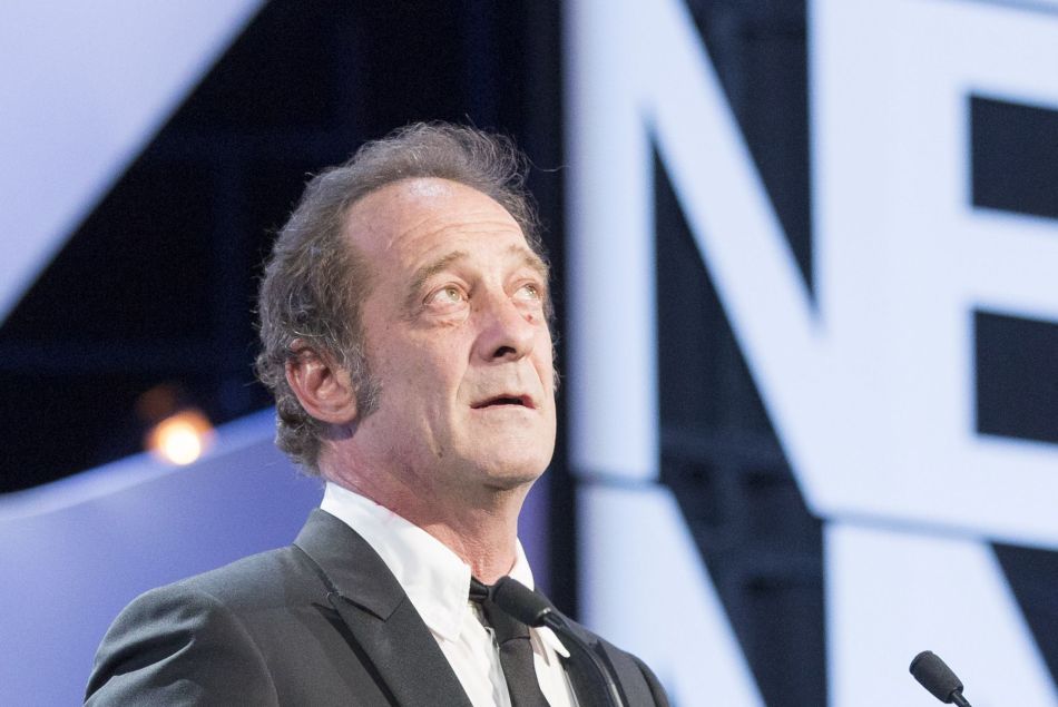 Vincent Lindon a reçu le prix d'interprétation masculine pour "La Loi du marché" de Stéphane Brizé au Festival de Cannes 2015