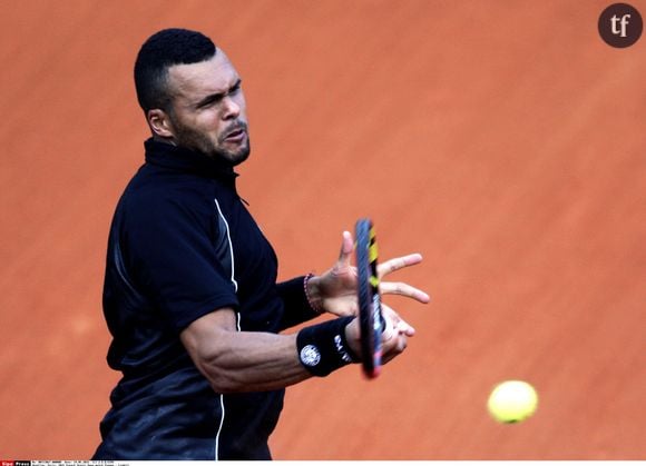 Jo-Wilfried Tsonga dimanche 24 mai à Roland Garros.