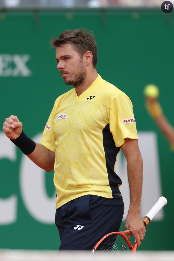 Stanislas Wawrinka - Demi-finales du tournoi de tennis Rolex Masters de Monte-Carlo à Monaco. Le 19 avril 2014