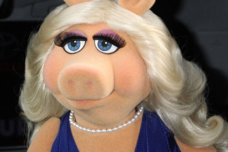 Miss Piggy au "Muppets Most Wanted" le 11 mars 2014 à Los Angeles.