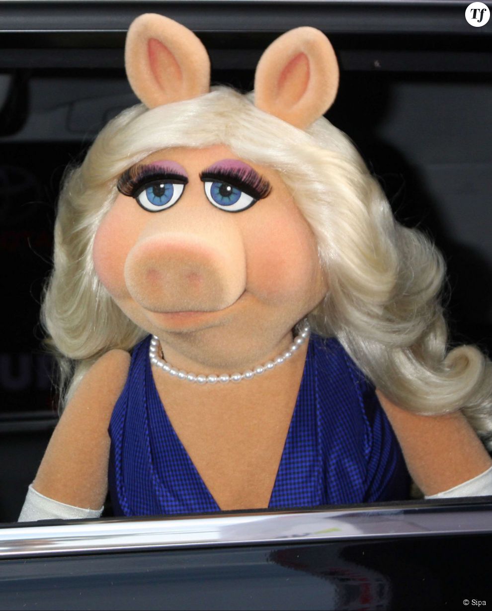 Miss Piggy au &quot;Muppets Most Wanted&quot; le 11 mars 2014 à Los Angeles.