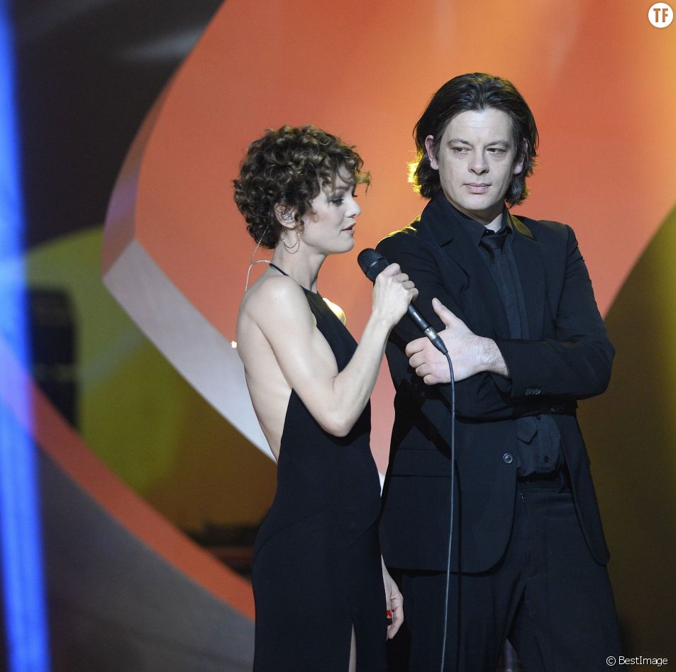 Benjamin Biolay et Vanessa Paradis aux Victoires de la musique en février 2014