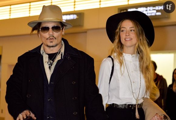 Johnny Depp et sa nouvelle compagne, Amber Heard.