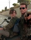 Arnold Schwarzenegger et Edward Furlong dans Terminator 2