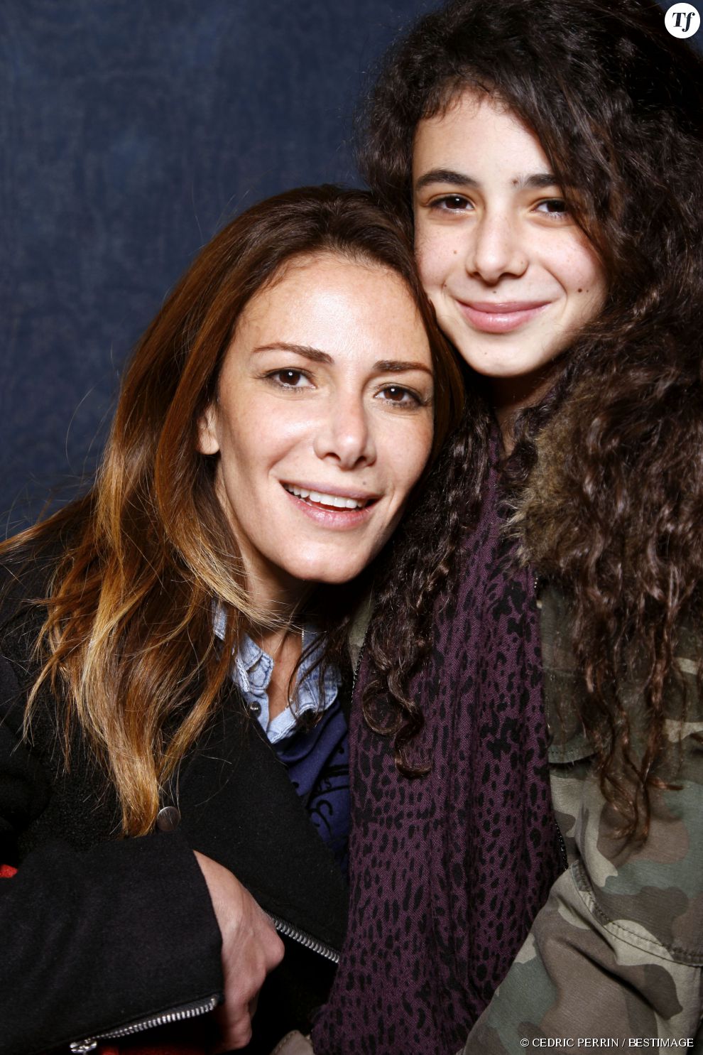 Elsa Fayer et sa fille Ambre en 2012