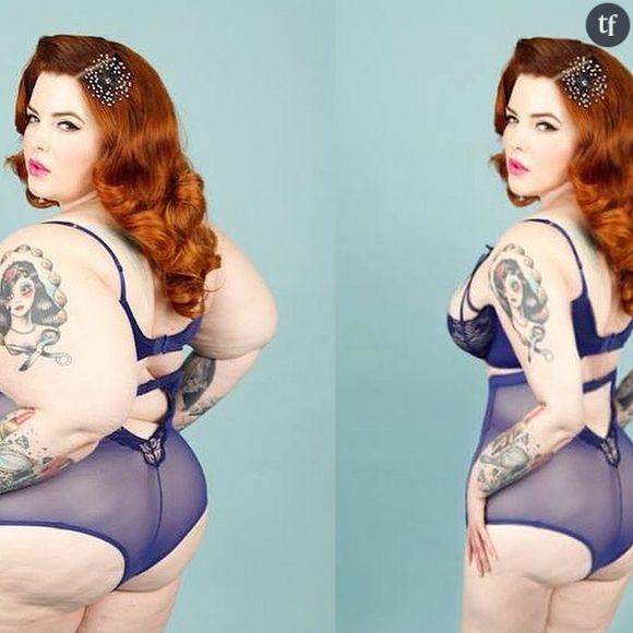 Project Harpoon : l'horrible projet qui s'attaque aux femmes rondes, ici le mannequin Tess Holliday