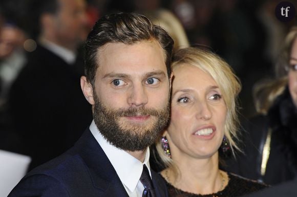 Jamie Dornan et Sam Taylor-Johnson - Avant-première du film "50 nuances de Grey" à Londres, le 12 février 2015. 