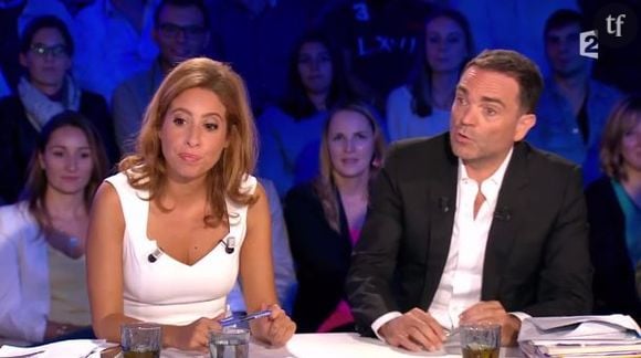 Yann Moix et Léa Salamé dans On n'est pas couché