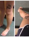 Le tatouage de Bekah Miles dont le sens change selon la perspective