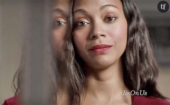 Zoe Saldana et d'autres célébrités prêtent leurs voix à la campagne It's On Us.