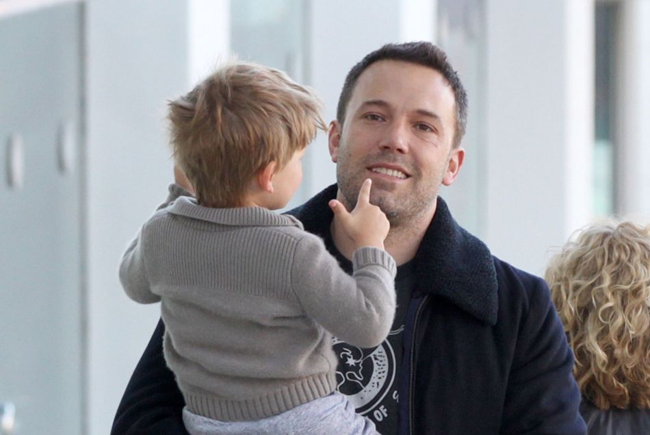 Ben Affleck et ses enfants après le "nannygate"