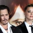 Johnny Depp et sa femme Amber Heard à la première de "The Danish Girl"
