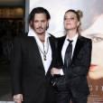 Johnny Depp et sa femme Amber Heard à la première de "The Danish Girl"