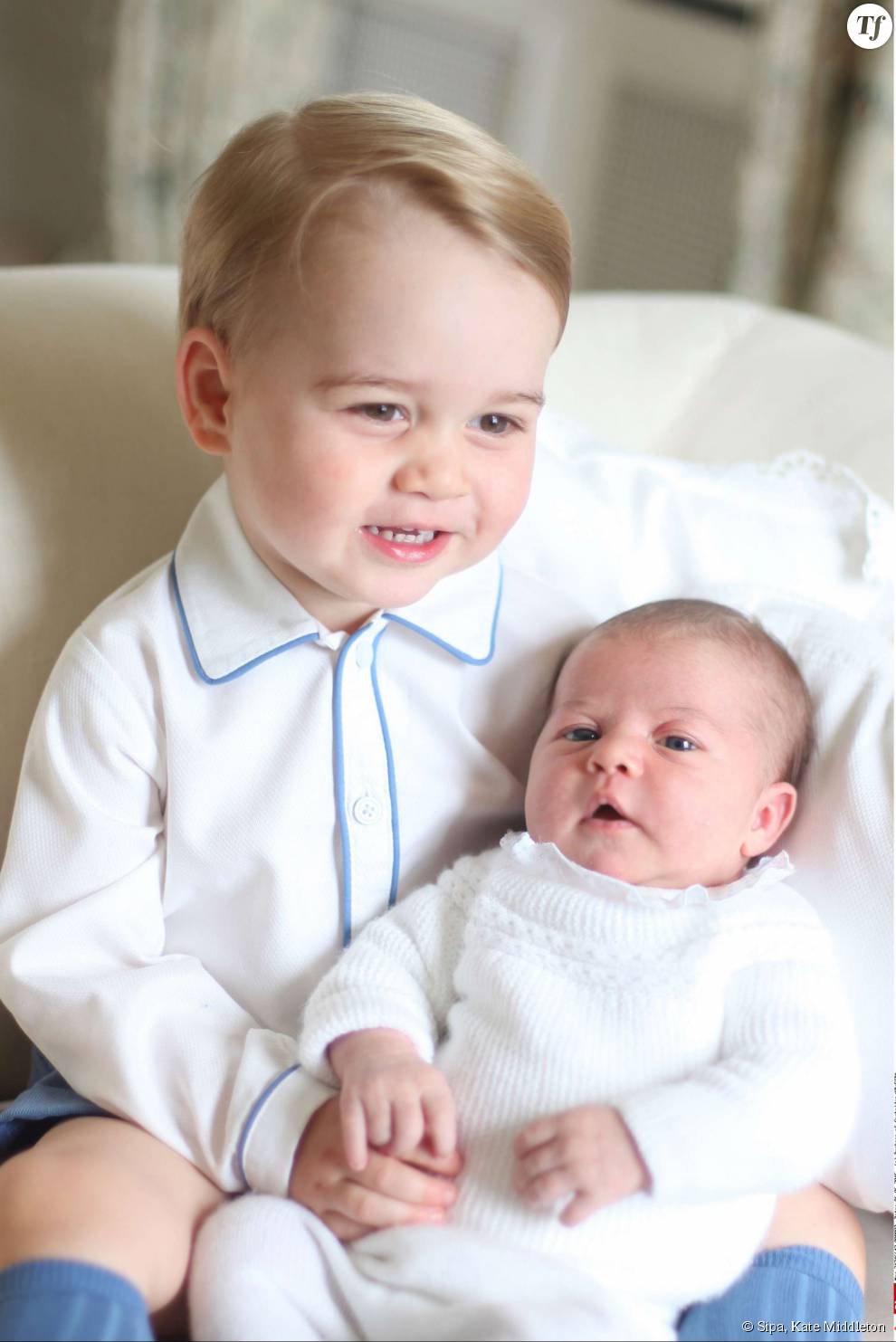 Le Prince George et la princesse Charlotte en juin dernier