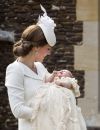 Kate Middleton et sa fille la princesse Charlotte le jour de son baptême en juillet dernier