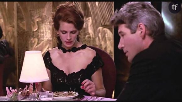 Quels couverts utiliser ? Julia Robert dans Pretty Woman est perdue...