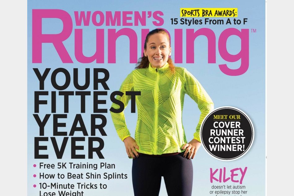 Kiley Lyall, runneuse autiste fait la couverture du magazine Women's Running