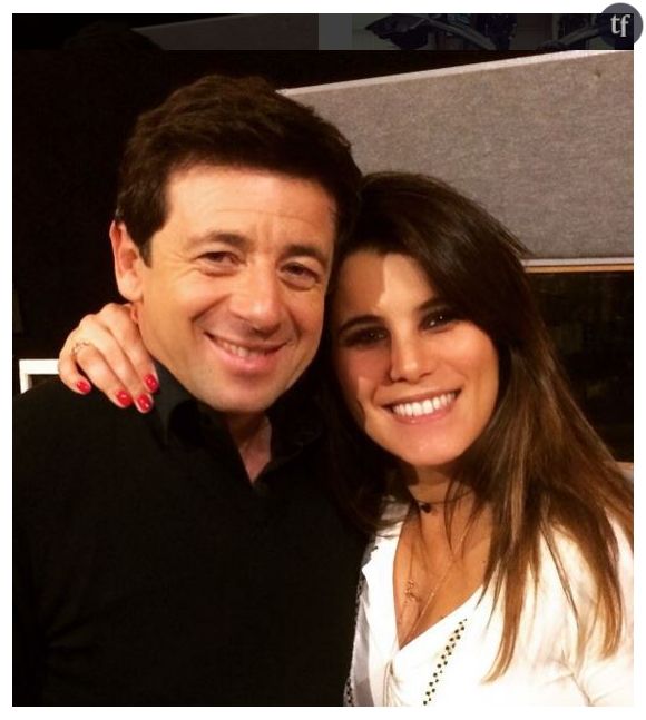 Karine Ferri pose avec Patrick Bruel