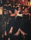 Kourtney Kardashian, Kendall Jenner, Cara Delevingne et Gigi Hadid à l'anniversaire de P. Diddy