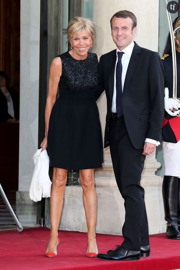 Emmanuel Macron et son épouse Brigitte le 2 juin 2015