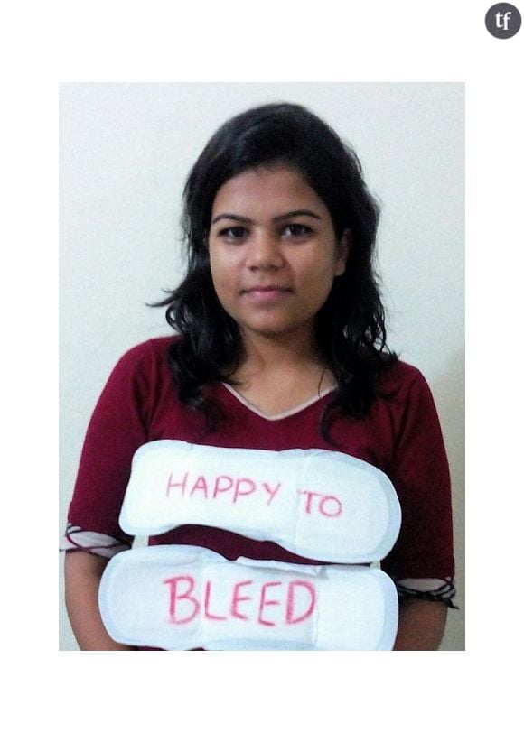 Nikita Azad a lancé la campagne #HappyToBleed pour en finir avec les préjugés autour des règles