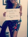 La chanteuse indienne Shivali Bhammer soutient la campagne #HappyToBleed