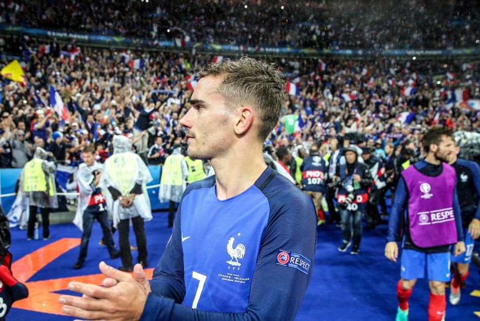 Antoine Griezmann - Match de quart de finale de l'UEFA Euro 2016 France-Islande au Stade de France à Saint-Denis le 3 juillet 2016