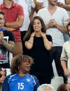 Erika Choperena, compagne de Antoine Griezmann lors du match de l'Euro 2016 Allemagne-France au stade Vélodrome à Marseille, France, le 7 juillet 2016