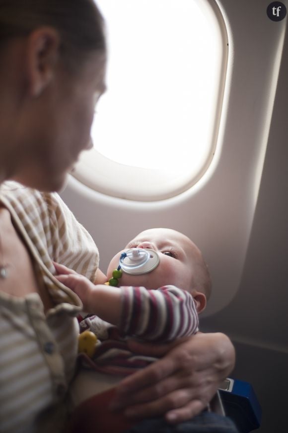 La tétine pour calmer bébé à l'atterrissage