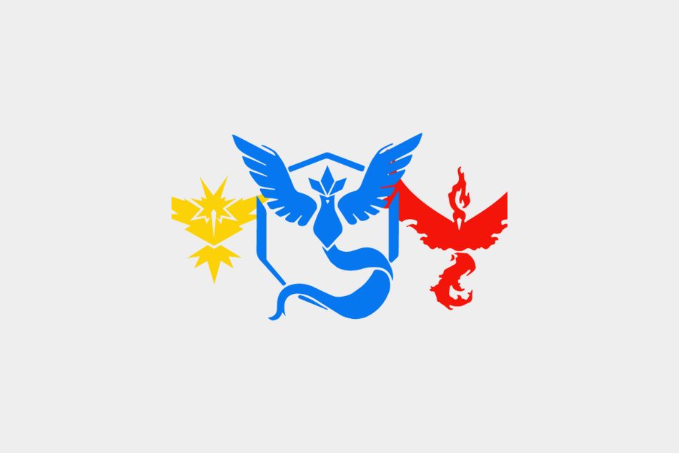 Les factions dans Pokémon Go