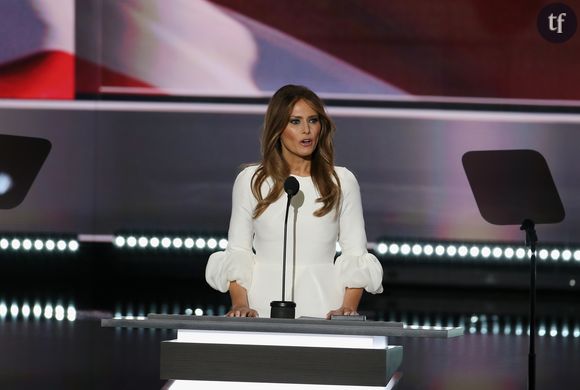 Melania Trump à la convention républicaine de Cleveland le 18 juillet 2016