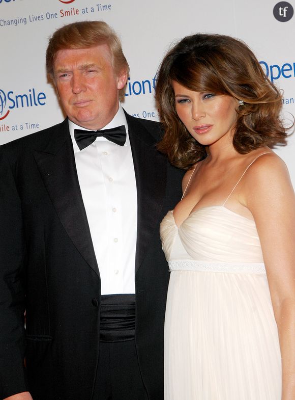 Melania et Donald Trump au dîner annuel d'Operation Smile, à New York